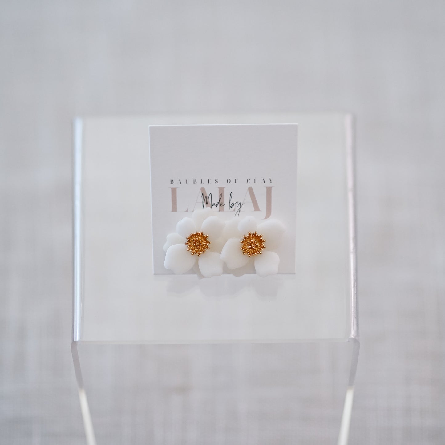 Translucent Flowers Studs