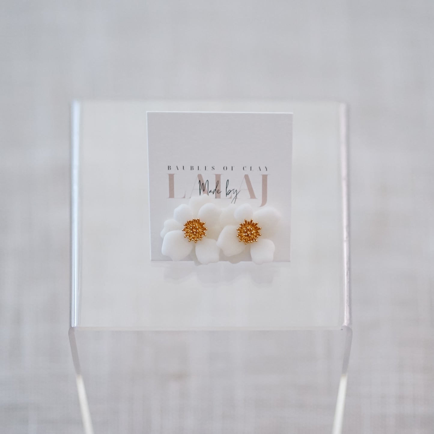 Translucent Flowers Studs